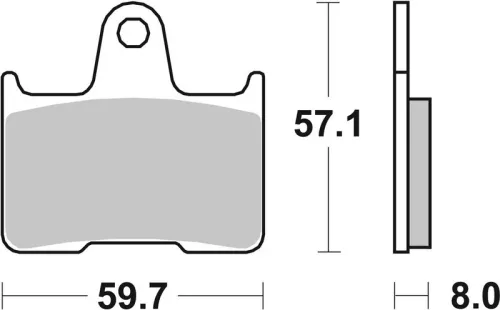 Remblokkenset, schijfrem BREMBO 07KA21SP)