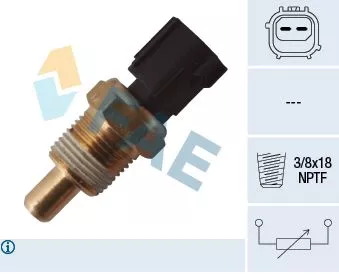 Sensor, koelvloeistoftemperatuur FAE 33335)
