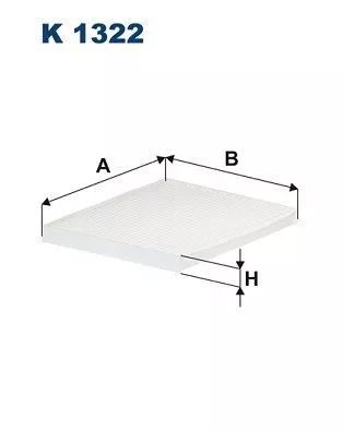 Filter, cabinelucht FILTRON K 1322)