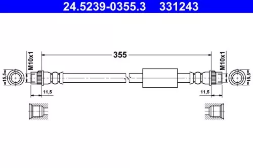 Remslang ATE 24.5239-0355.3)