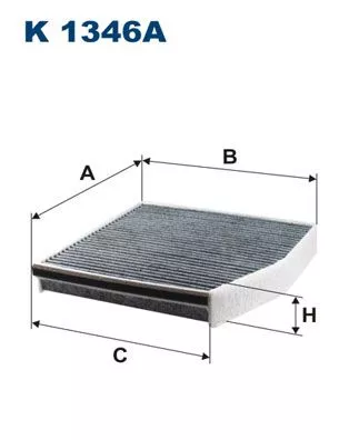Filter, cabinelucht FILTRON K 1346A)