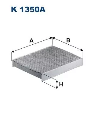 Filter, cabin air FILTRON K 1350A)
