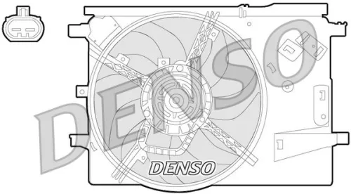 Ventilator, motorkoeling DENSO DER09053)
