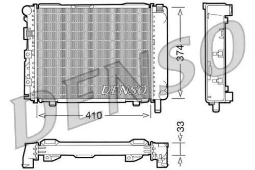 Radiator, engine cooling  DRM12003)