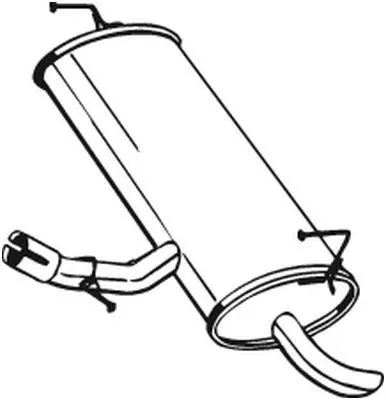 Achterdemper BOSAL 145-307)