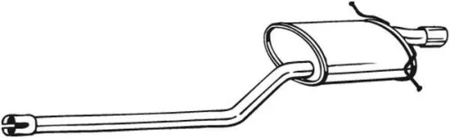 Achterdemper BOSAL 280-241)
