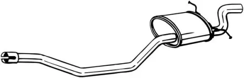 Achterdemper BOSAL 280-253)