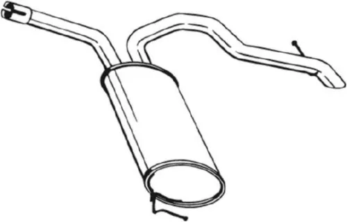 Achterdemper BOSAL 281-877)