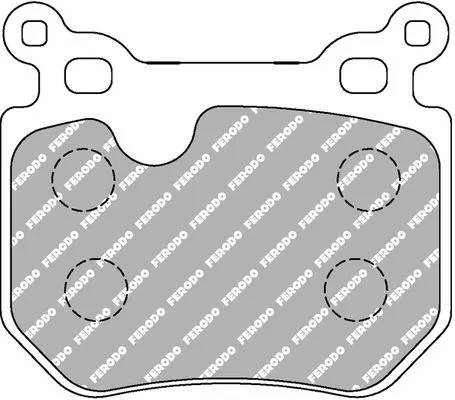 Remblokkenset, schijfrem FERODO RACING FCP4217H)