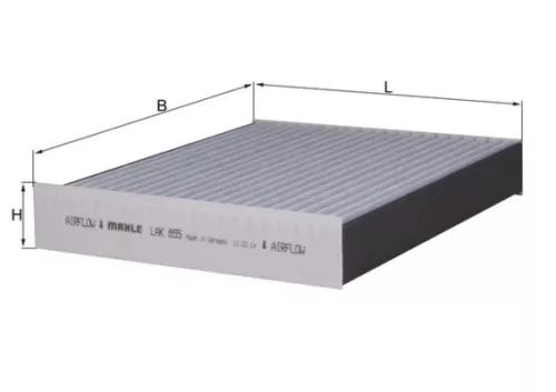 Filter, cabinelucht KNECHT LAK 855)