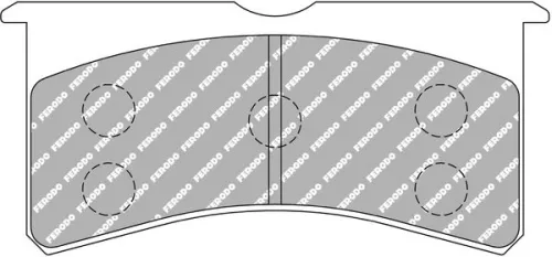 Remblokkenset, schijfrem FERODO RACING FRP3097W)