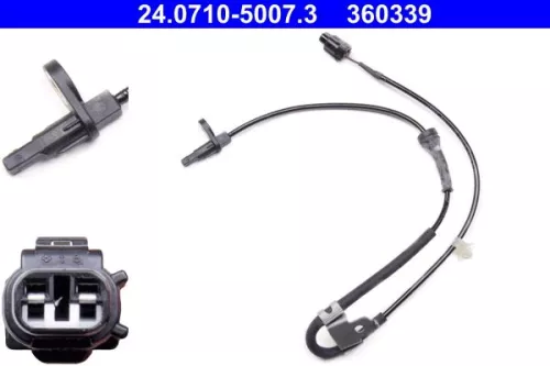 Sensor, wielsnelheid ATE 24.0710-5007.3)