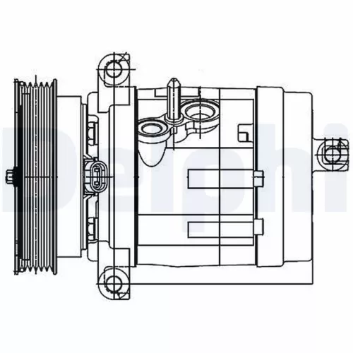 Compressor, airconditioning DELPHI TSP0155984)