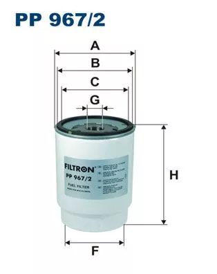 Fuel Filter FILTRON PP 967/2)
