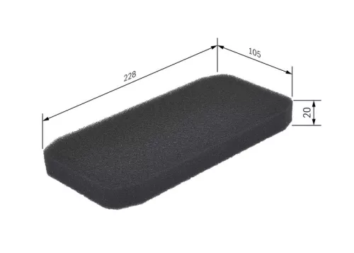 Filter, cabinelucht BOSCH 1 987 431 173)