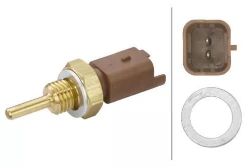 Sensor, coolant temperature HELLA 6PT 009 309-241)