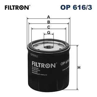 Oil Filter FILTRON OP 616/3)