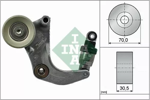 Riemspanner, V-geribbelde riem Schaeffler INA 534 0534 10)