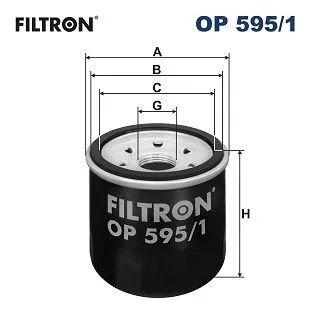 Oil Filter FILTRON OP 595/1)