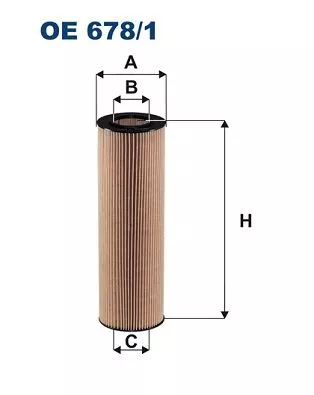 Oliefilter FILTRON OE 678/1)