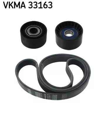 V-geribbelde riemset SKF VKMA 33163)