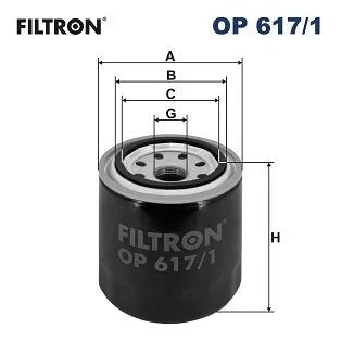 Oil Filter FILTRON OP 617/1)