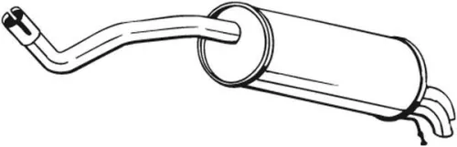 Achterdemper BOSAL 278-725)