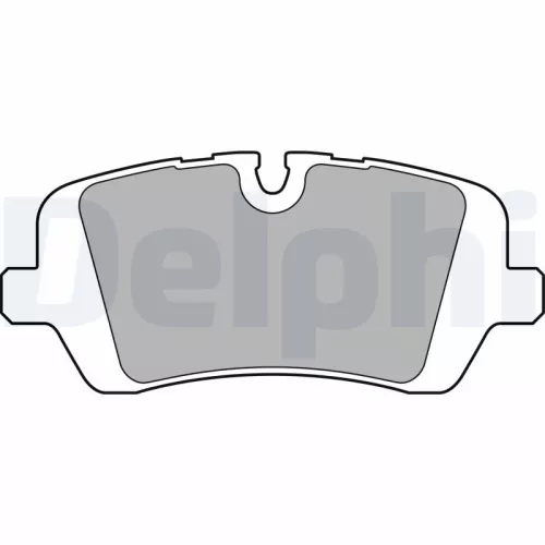 Brake Pad Set, disc brake DELPHI LP2508)