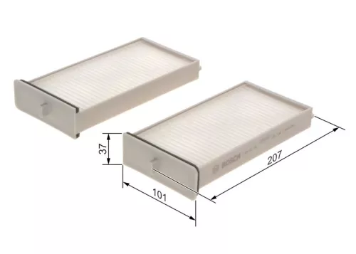 Filter, cabinelucht BOSCH 1 987 435 119)