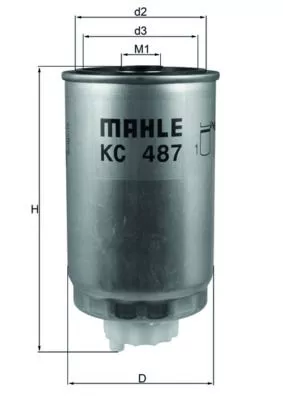 Fuel Filter KNECHT KC 487)