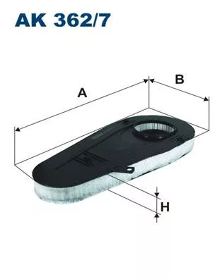 Luchtfilter FILTRON AK 362/7)