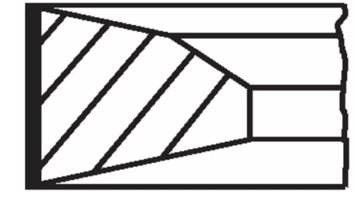 Piston Ring Kit MAHLE 213 RS 10010 0N0)