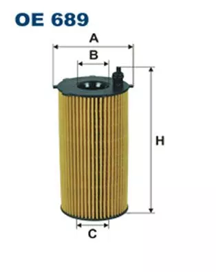 Oliefilter FILTRON OE 689)