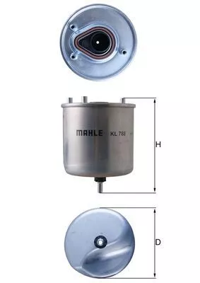 Fuel Filter KNECHT KL 788)