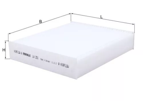Filter, cabinelucht KNECHT LA 251)