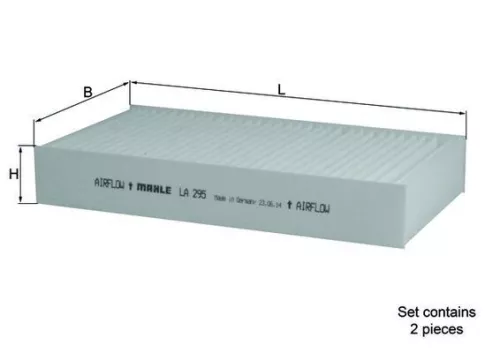 Filter, cabinelucht KNECHT LA 295/S)
