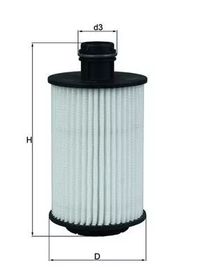 Oliefilter KNECHT OX 1012D)