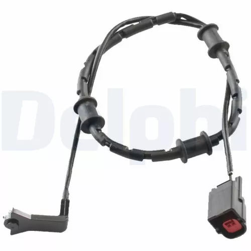 Waarschuwing: contact, slijtage van de remblokken DELPHI LZ0251)