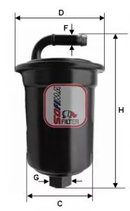 Brandstoffilter SOFIMA S 1694 B)