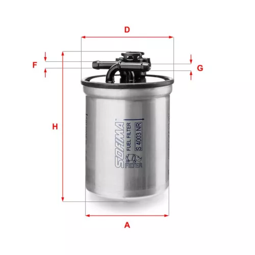 Brandstoffilter SOFIMA S 4003 NR)