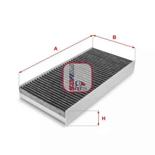 Filter, cabinelucht SOFIMA S 4160 CA)