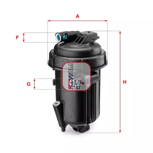 Fuel Filter SOFIMA S 5163 GC)