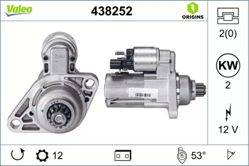 Starter VALEO 438252)