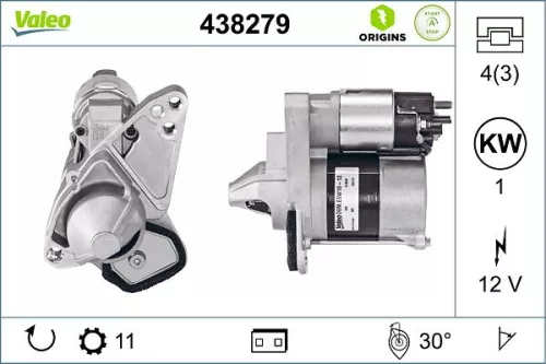 Starter VALEO 438279)