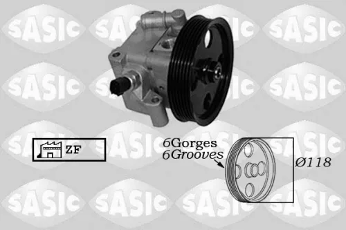 Hydraulische pomp, stuurinrichting SASIC 7076075)