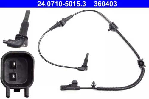 Sensor, wheel speed ATE 24.0710-5015.3)