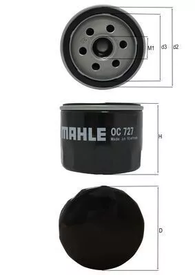 Oil Filter KNECHT OC 727)