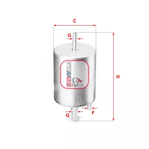 Brandstoffilter SOFIMA S 1919 B)