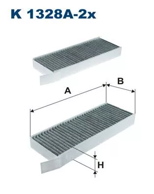 Filter, cabinelucht FILTRON K 1328A-2x)