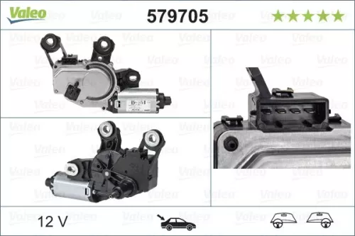 Ruitenwissermotor VALEO 579705)